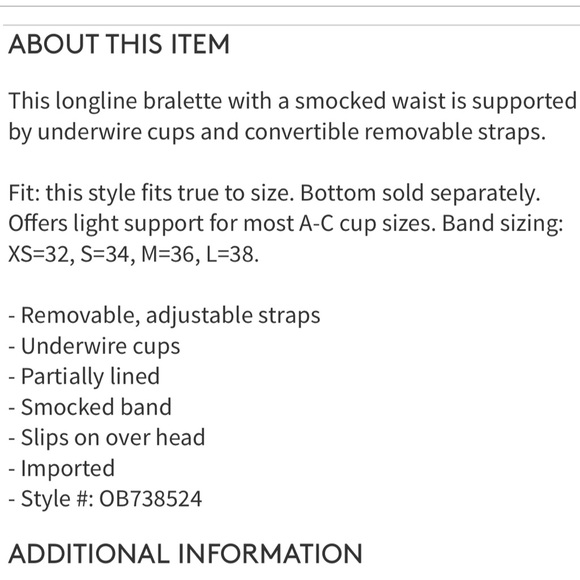 Free people bra NWT - Picture 3 of 6